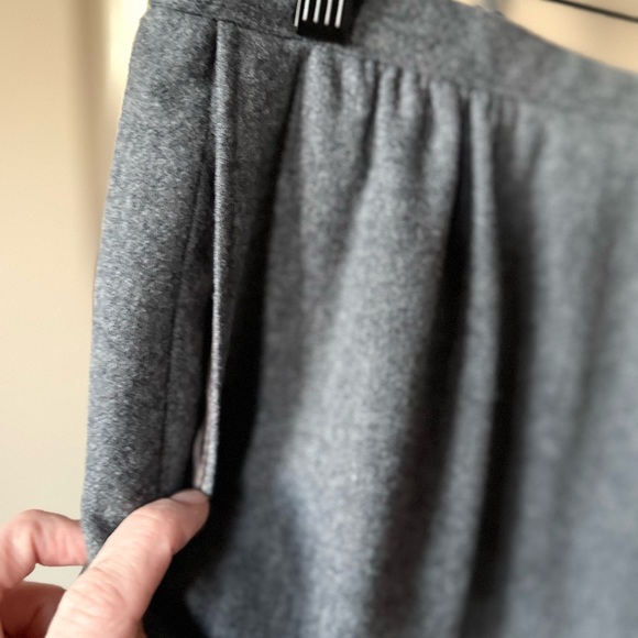 Vintage Pendleton Wool Skirt Petite 10 Gray A-Line Midi Made in USA Classic - Picture 2 of 6